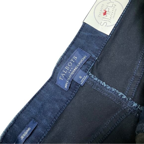 Talbots Women's Jeggings Blue Jeans Size 6 NWT - Picture 7 of 9